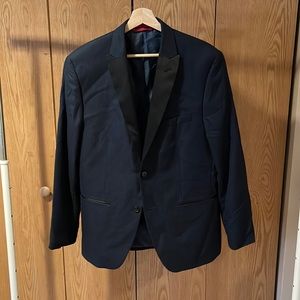 Worn Once Midnight Blue Alfani Tuxedo Blazer 40R